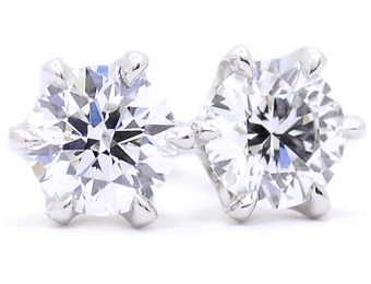 一粒ダイヤモンドピアス model 1